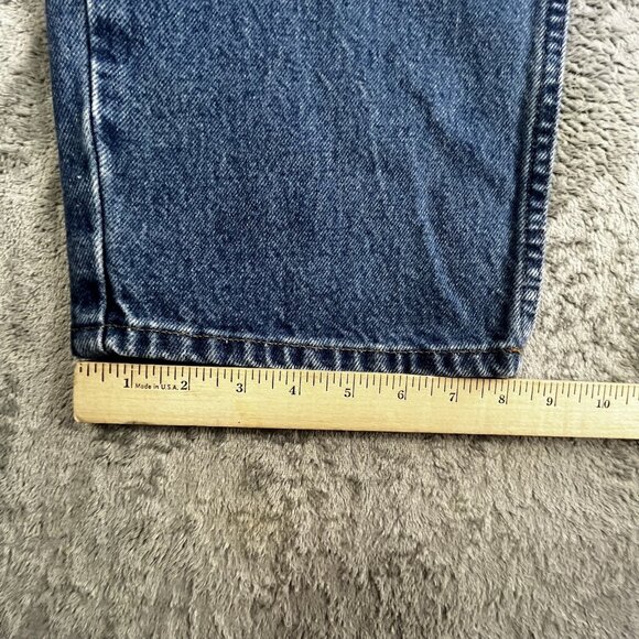 Vintage LL Bean Jeans Mens 44x30 Blue Denim Classic Fit Straight Leg Y2K 220626 - Picture 9 of 16